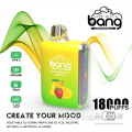 Bang pulsa 18k puff ganda mesh sekali pakai vape